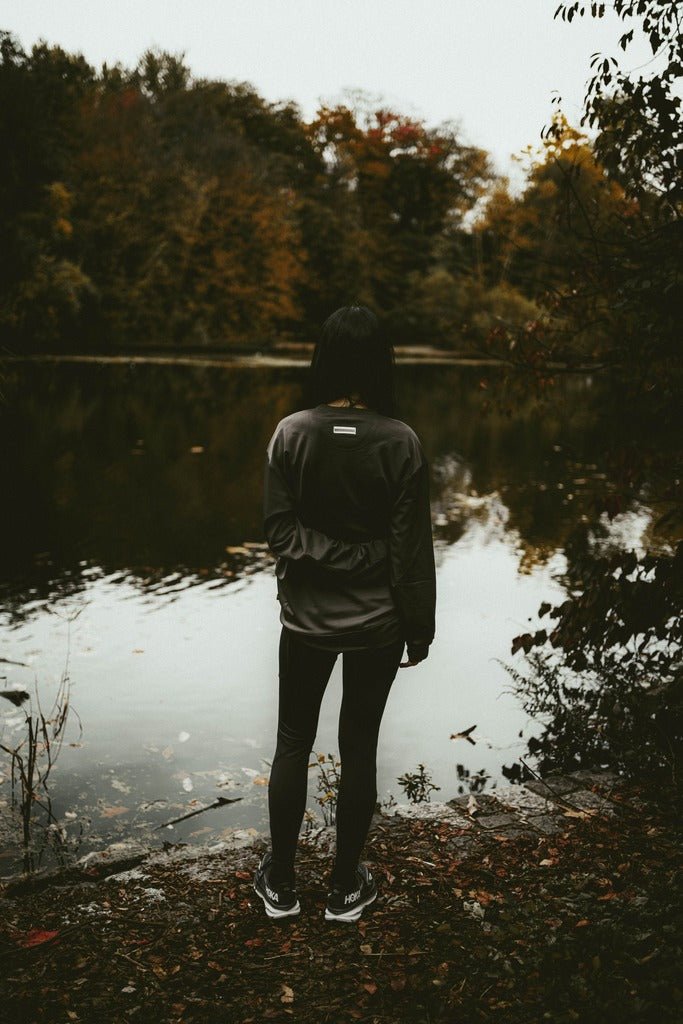 '23 Draper Running Sweatshirt - Deep Olive - PYNRS Performance Streetwear