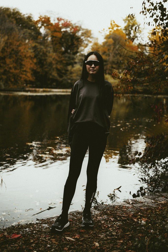 '23 Draper Running Sweatshirt - Deep Olive - PYNRS Performance Streetwear