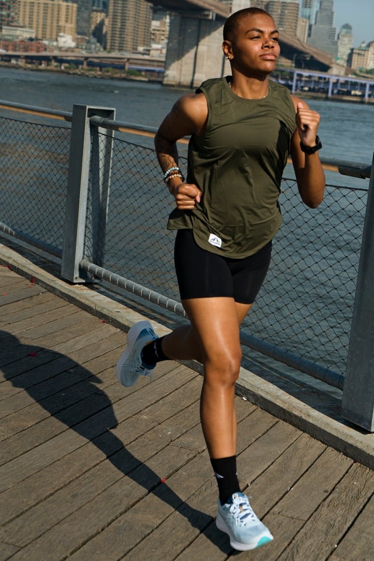 Blue Hill Running Tank - PYNRS Performance Streetwear