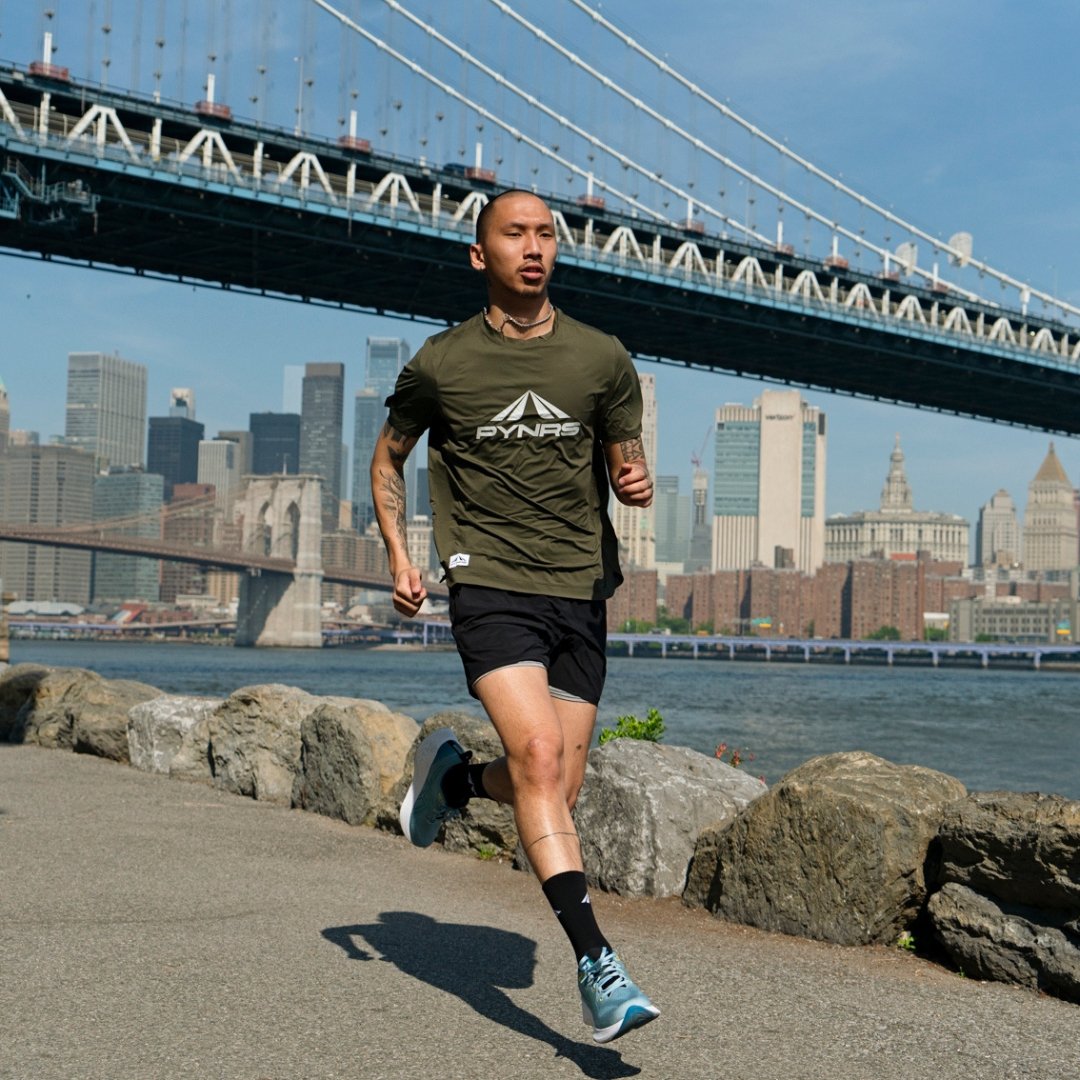 Walk Hill Running Tee - PYNRS Performance Streetwear
