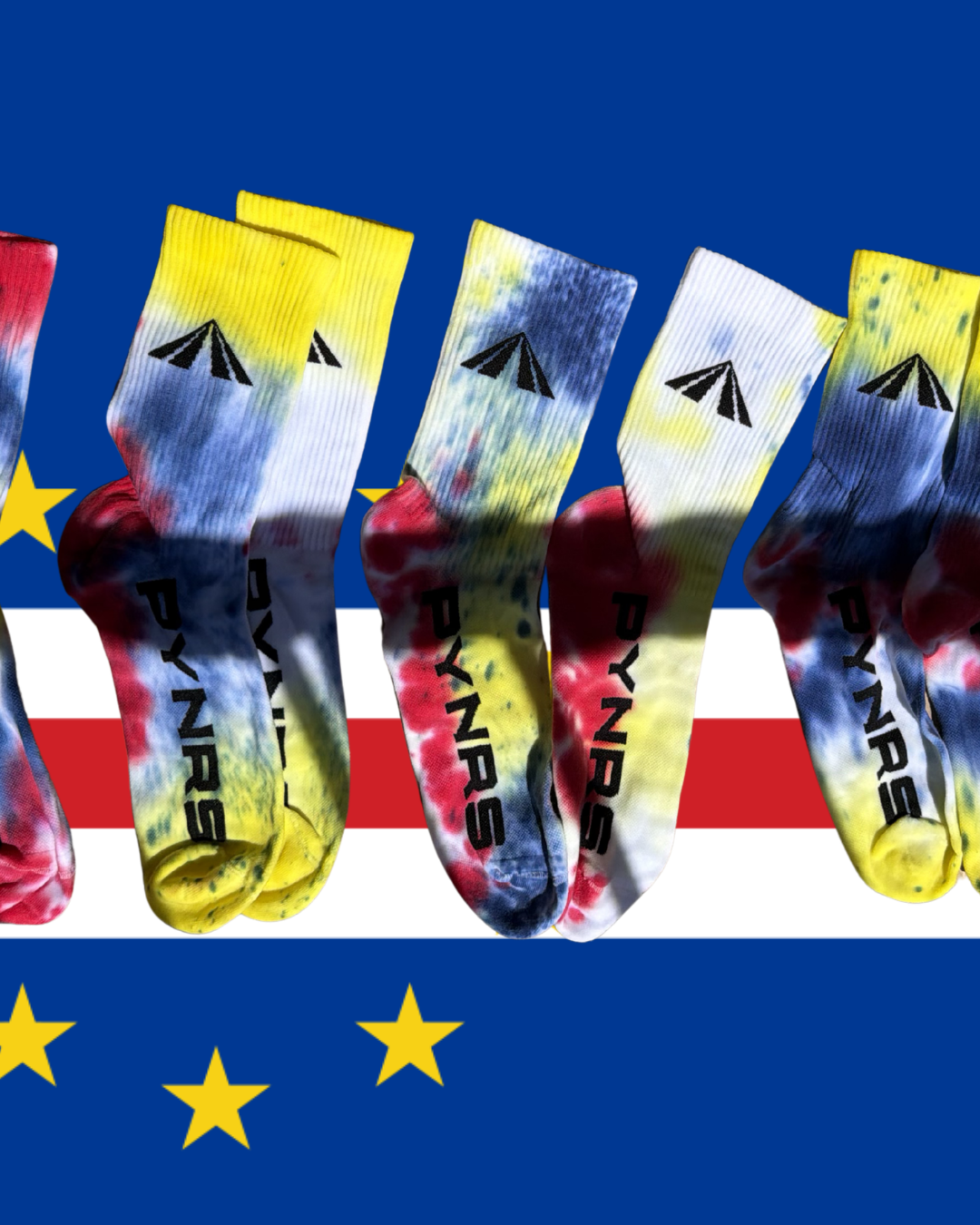 CABO VERDE NA COPA Tie-dye PYNRS Sock