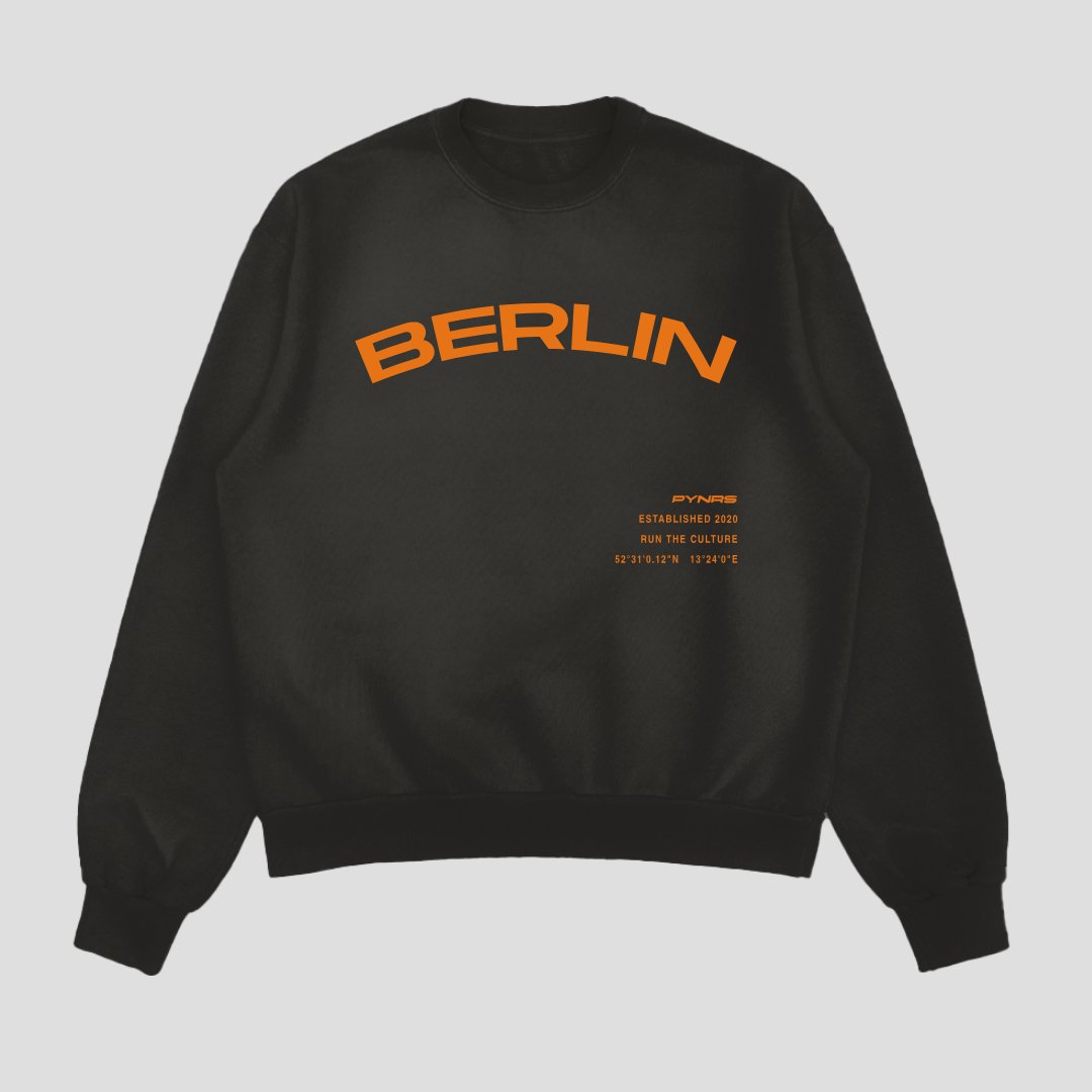 BERLIN MARATHON Crewneck - PYNRS Performance Streetwear