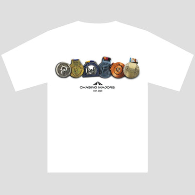 CHASING MAJORS MEDALS Tee - PYNRS Performance Streetwear