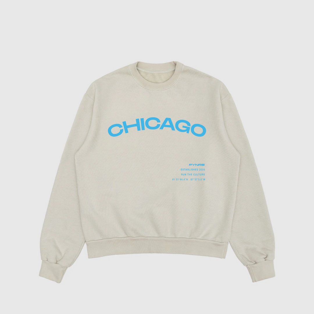 CHICAGO MARATHON Crewneck - PYNRS Performance Streetwear