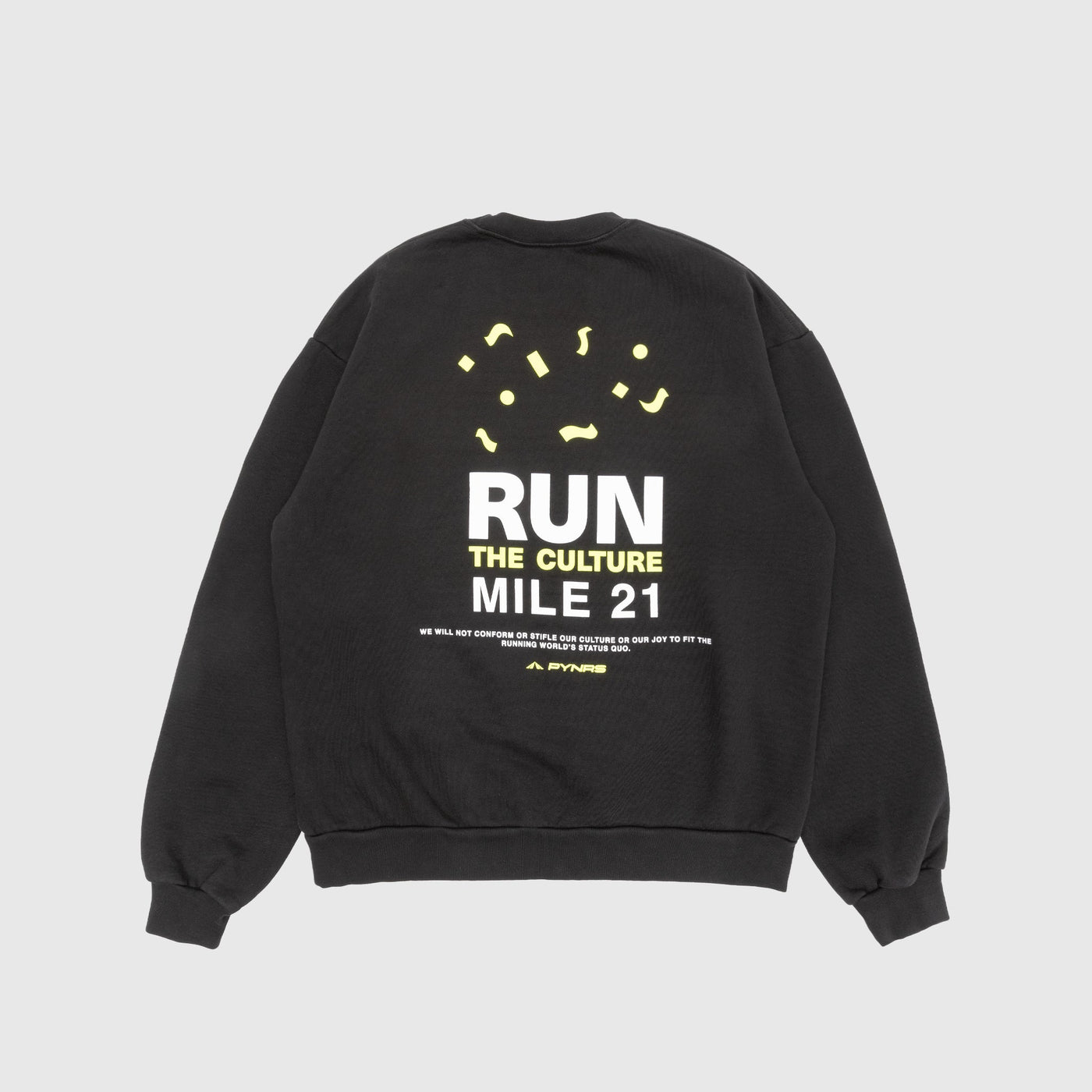 We Still Cheered - Mile 21 Crewneck - PYNRS Performance Streetwear