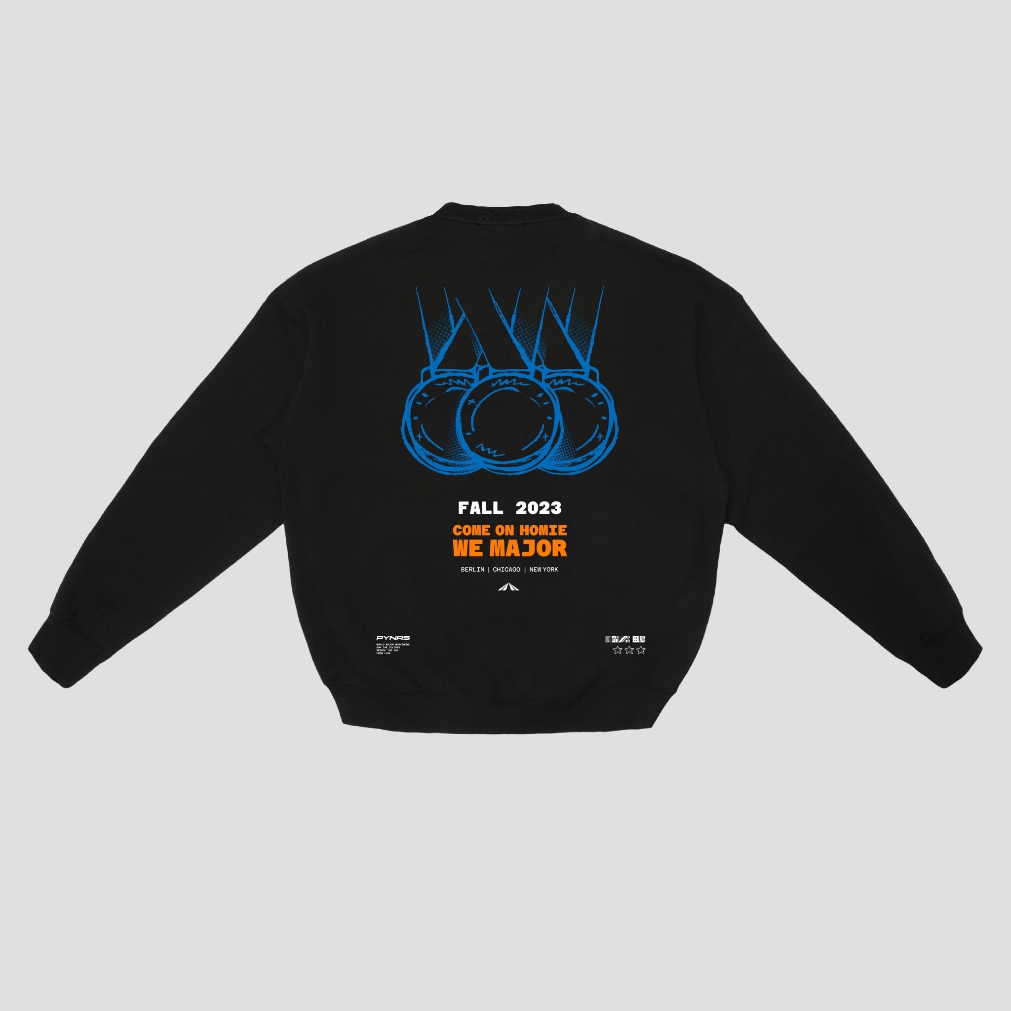 Fall 2023 NYC Crewneck- PRE ORDER - PYNRS Performance Streetwear